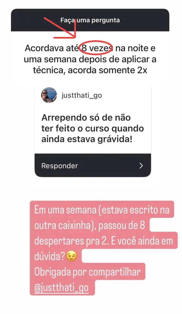 Depoimento: de 8 despertares por noite para apenas 2 em uma semana